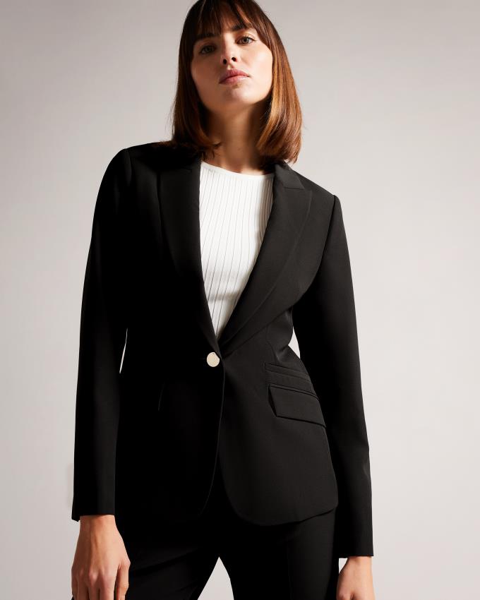 Veste Ted Baker Slim Tailored Noir Femme | EYR-49776216